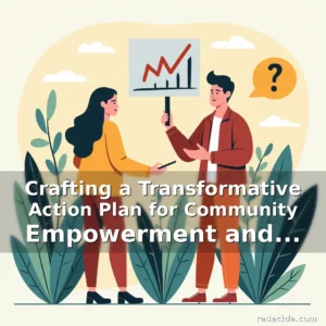 Artistic representation for Crafting a Transformative Action Plan for Community Empowerment and Sustainable Progress