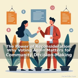 Read more about the article The Power of Reconsideration: Why Voting Again Matters for Community Decision-Making