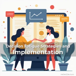 Artistic representation for Decision Fatigue Strategies and Implementation