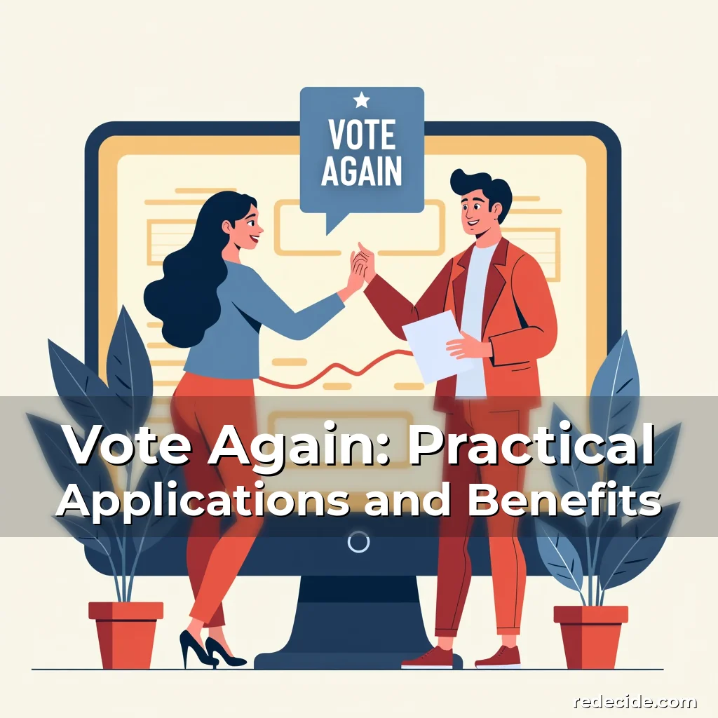 Read more about the article Vote Again: Practical Applications and Benefits