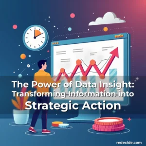 Artistic representation for The Power of Data Insight: Transforming Information into Strategic Action